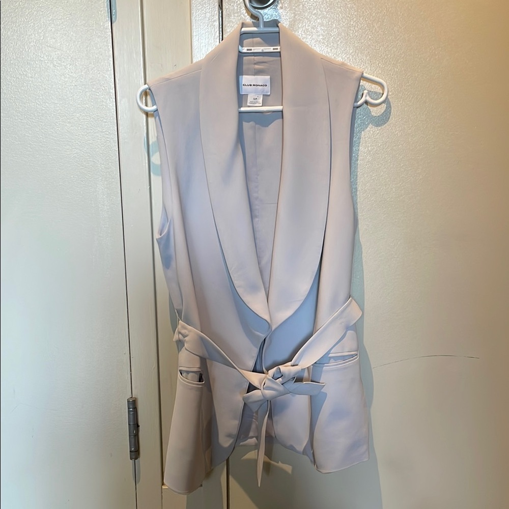 Club Monaco Sleeveless Blazer Vest